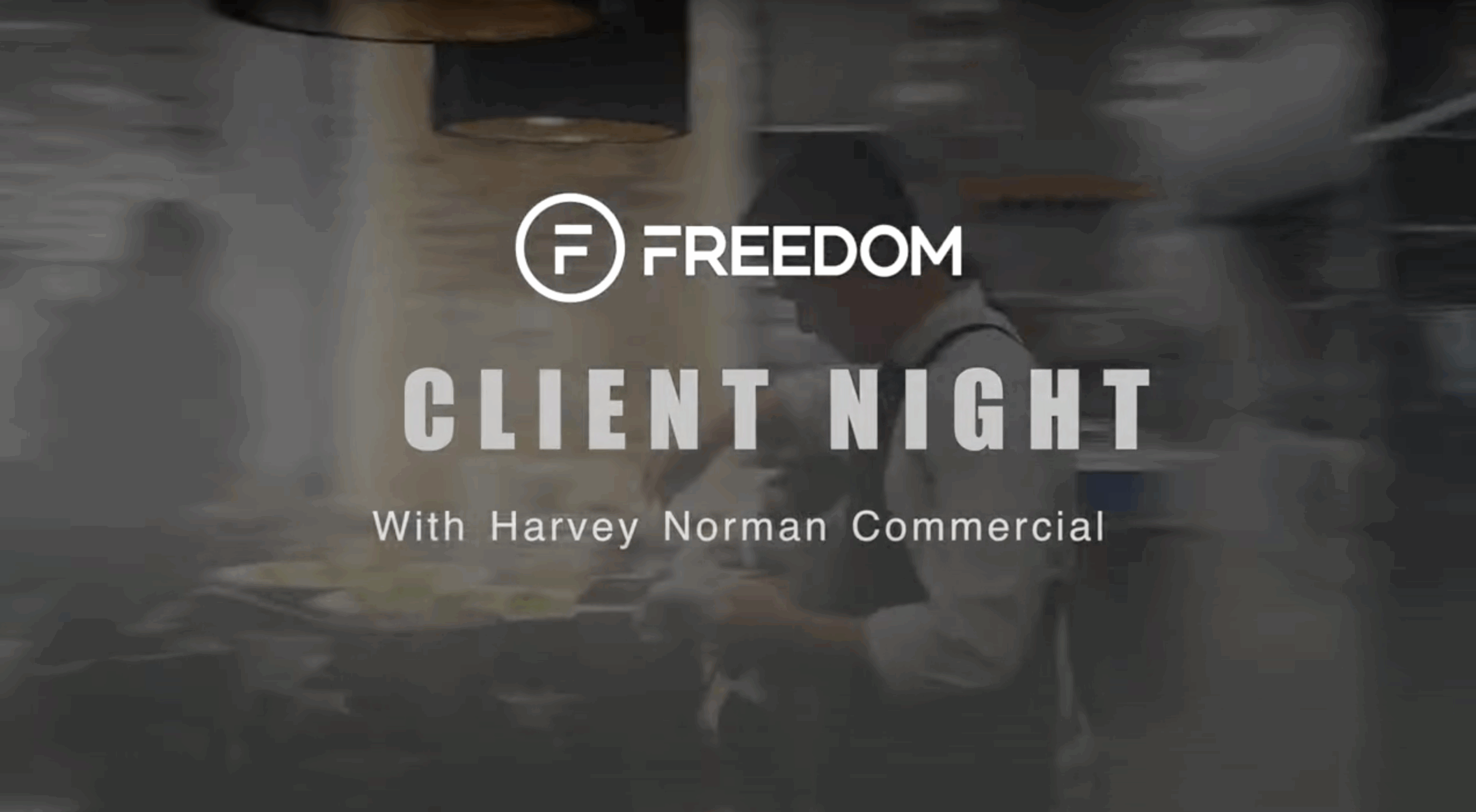 Client Night with Harvey Norman Commercial